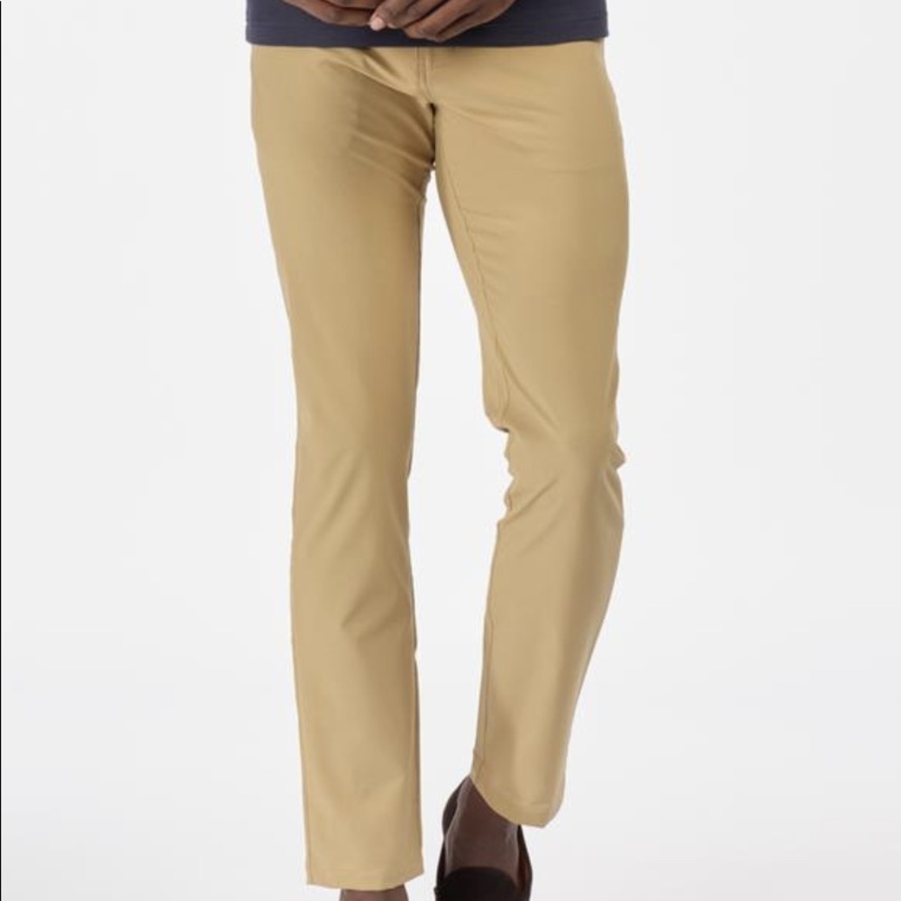 Rhone Approach Air Pants Khaki Lightweight Casual